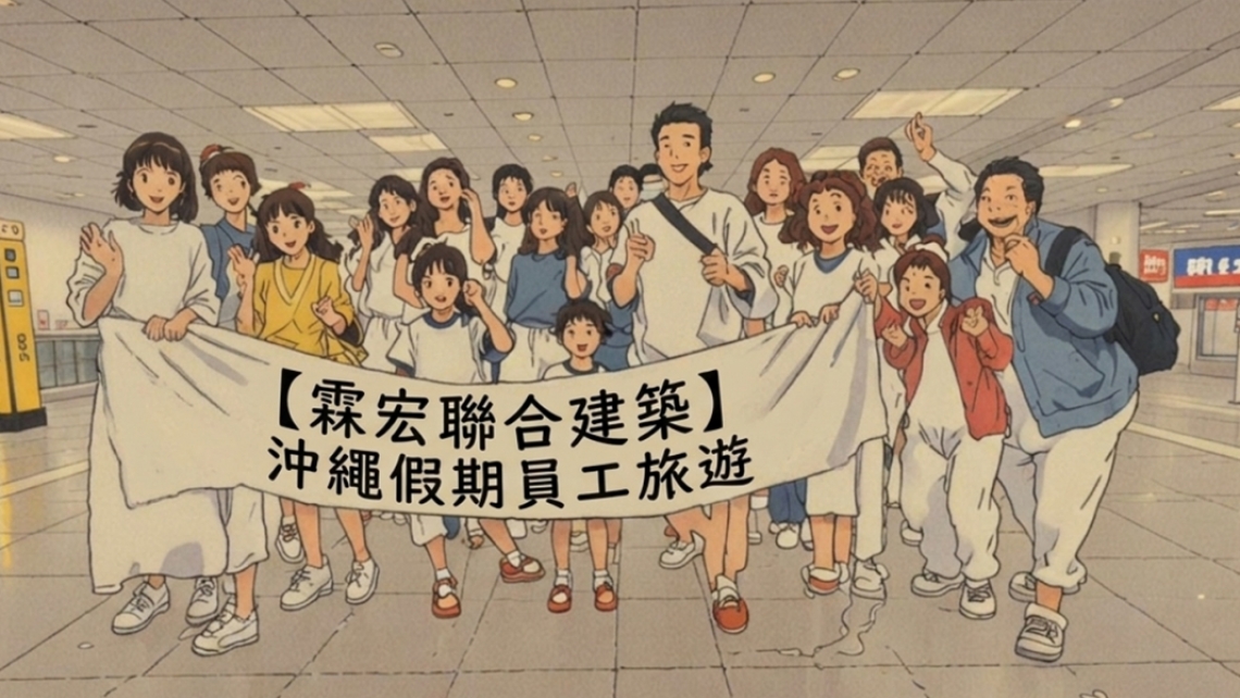 【霖宏建築】滿血回歸！沖繩員工旅遊圓滿落幕，將島嶼靈感注入安心住宅